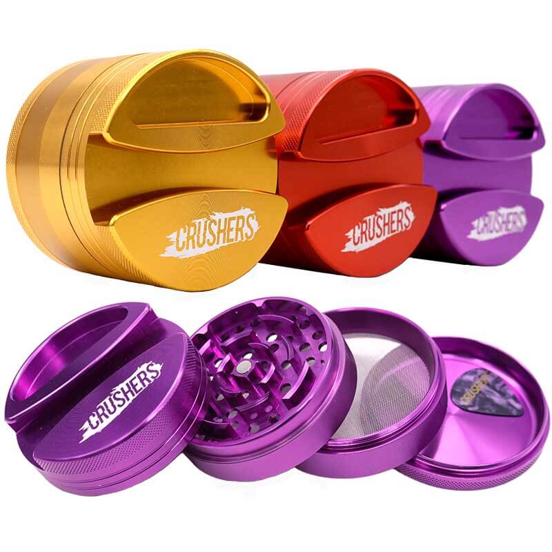 Crushers Jumbo Aluminum 4 Part Grinder (GR171) | 75mm | Assorted Colors product image